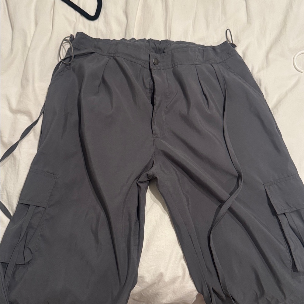 Gray Cargo Pants - Picture 2 of 4